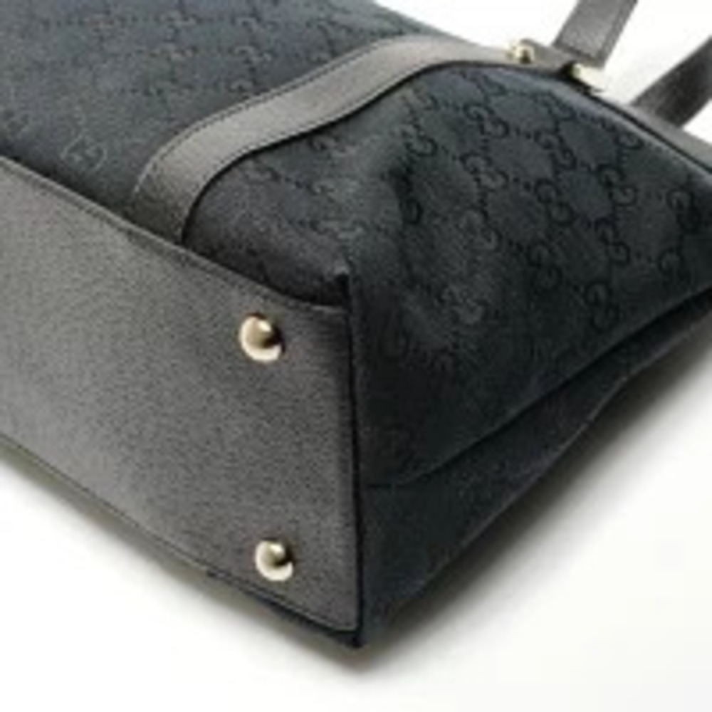 Gucci Black One Hobo Bag Canvas GG Shoulder - Picture 7 of 13